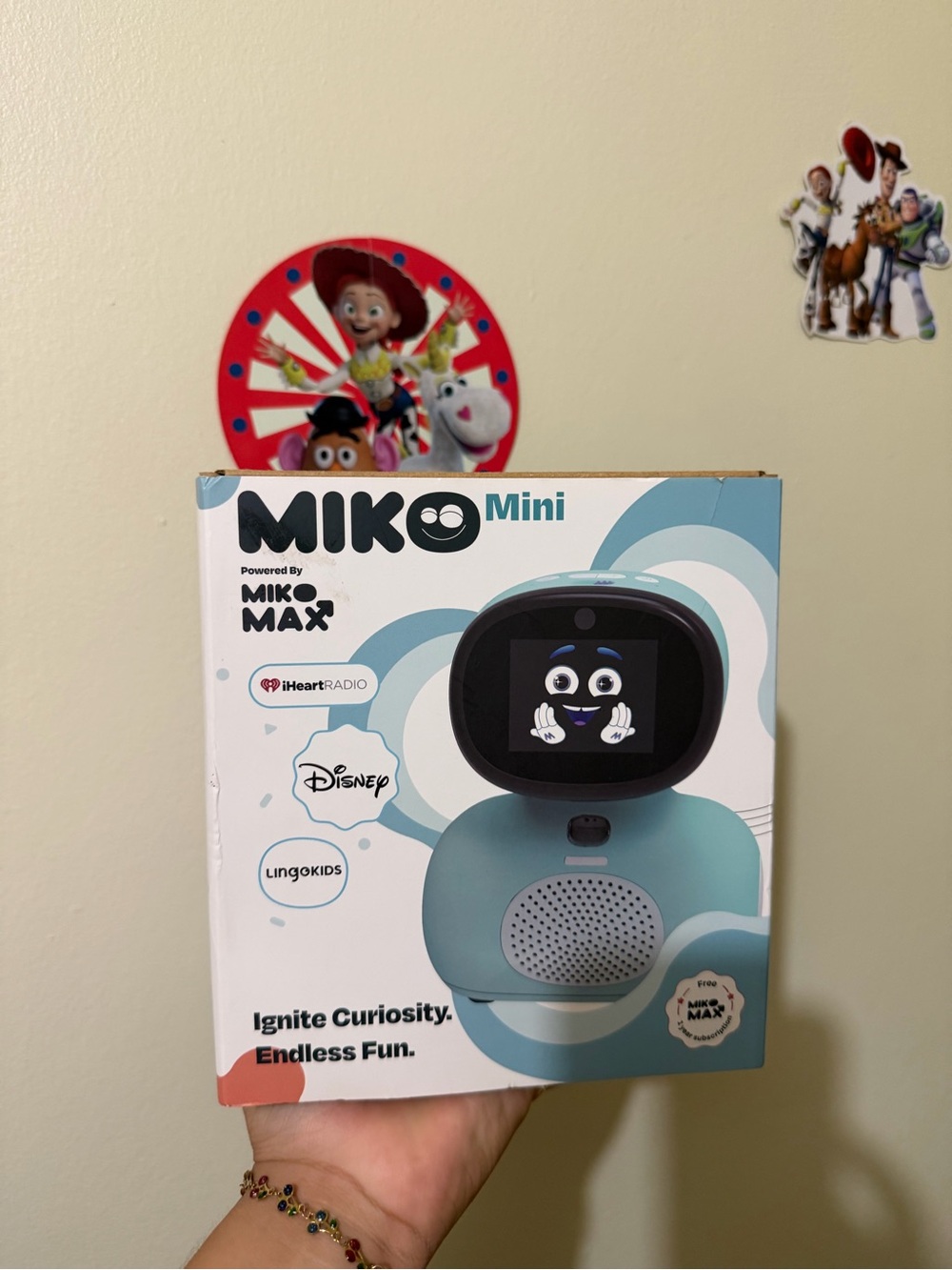 Mattel MIKO Mini Kids Learning Robot - Teal and Black